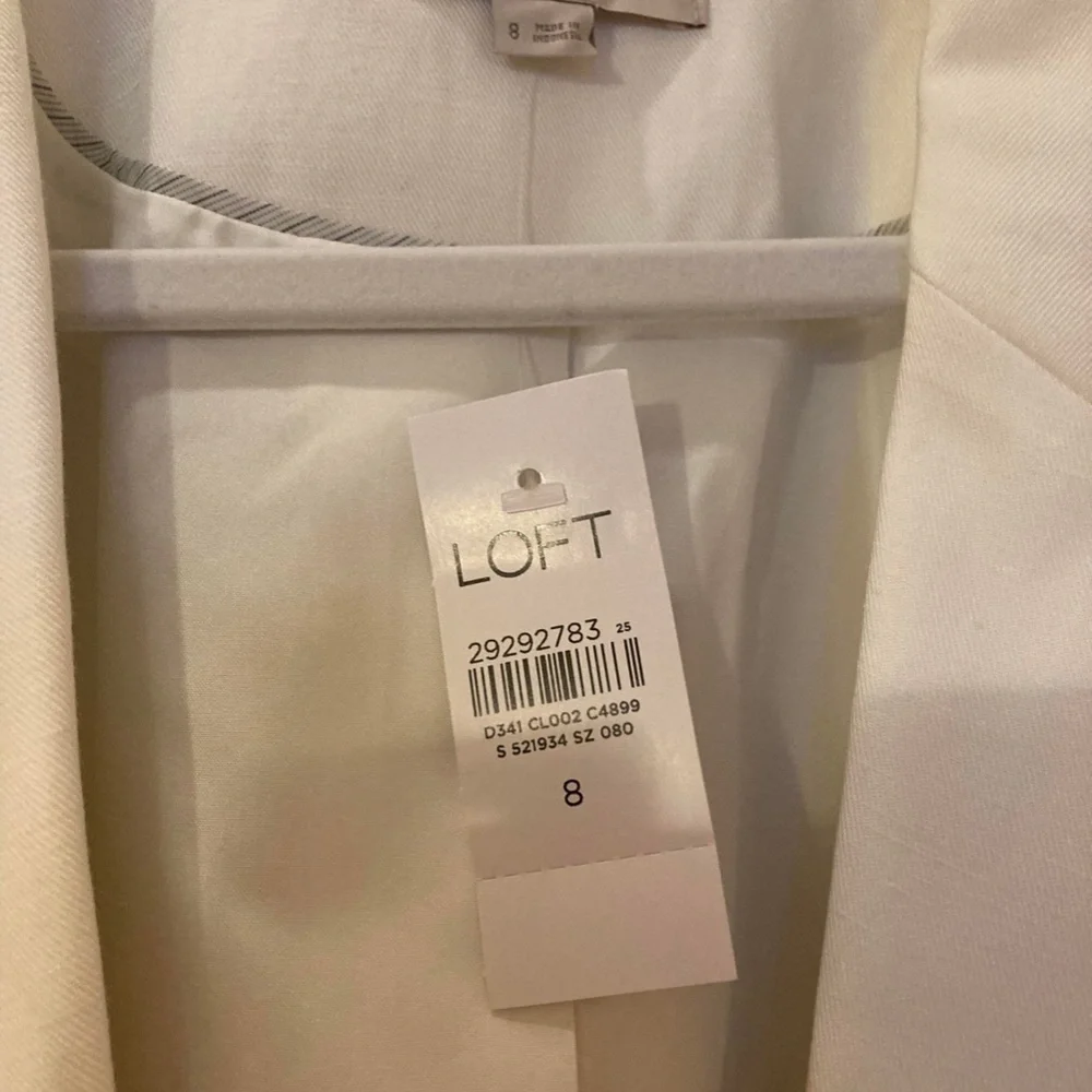 LOFT linen blazer Sz8 - Picture 3 of 5